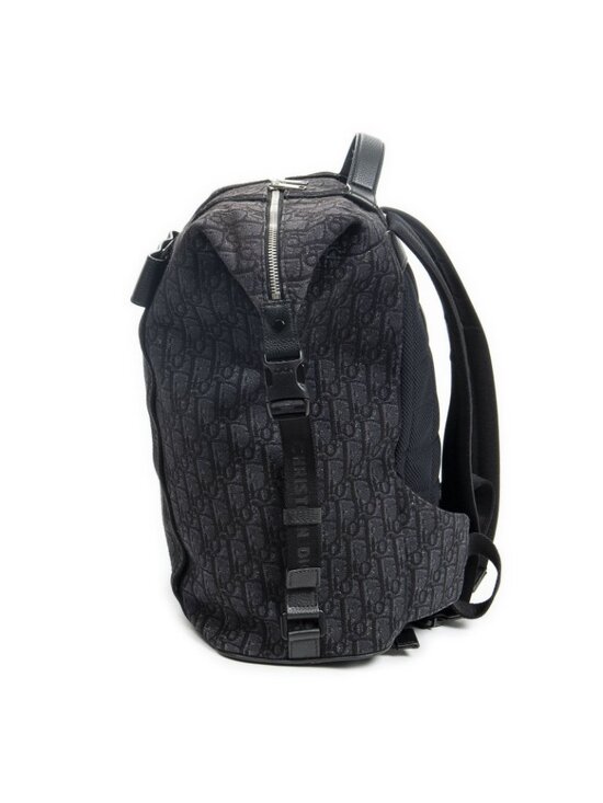 Dior Safari Backpack Black Oblique Peacock Canvas main image 8